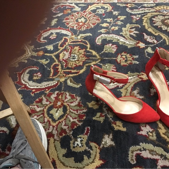 Mac Fischer red suede shoes size 8 - Picture 4 of 6